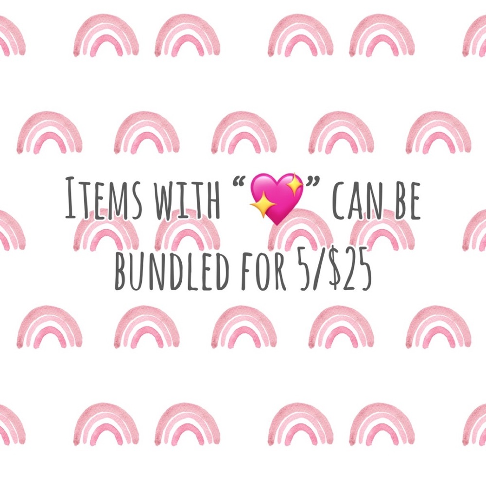 💖 Bundle 5/$25 deal!!!!!! 💖